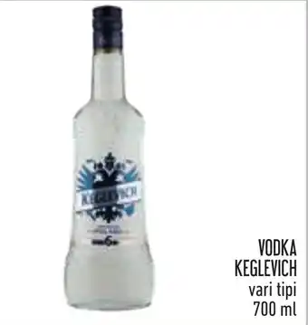 Conad VODKA KEGLEVICH vari tipi 700 ml offerta