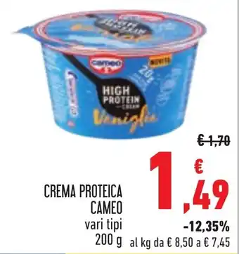 Conad CREMA PROTEICA CAMEO vari tipi 200 g offerta