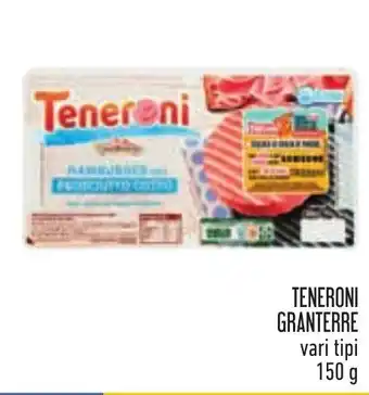 Conad TENERONI GRANTERRE vari tipi 150 g offerta