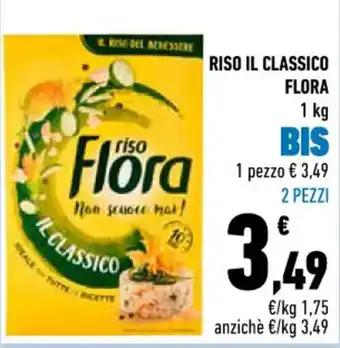Conad City RISO IL CLASSICO FLORA 1 kg offerta