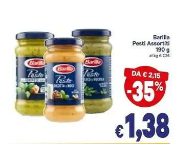 A&O Barilla I Pesti Alla Calabrese 190 G(ml) offerta