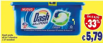 A&O Dash Pods All In 1 Classico offerta