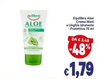 A&O Equilibra Aloe Crema Mani E Unghie Idratante/protettiva offerta