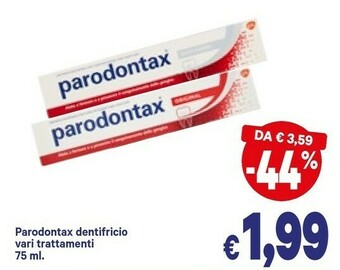 A&O Parodontax Dentifricio offerta