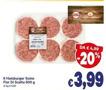 A&O Fior di scelta Hamburger Misti Di Suino 600 G(ml) offerta