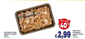 Aia Kebab Di Pollo Tagliato In Sofglie 350 G(ml)