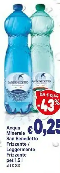 A&O San Benedetto Acqua Minerale Leggermente Frizzante offerta