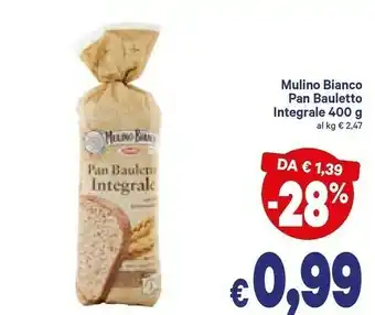 Mulino Bianco Pan Bauletto Integrale 100% Integrale 400 G(ml)