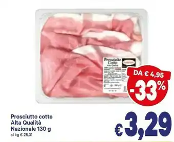 A&O Prosciutto Cotto Alta Qualita Nazionale offerta