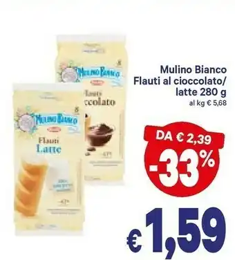 A&O Mulino Bianco Flauti Al Latte 280 G(ml) offerta