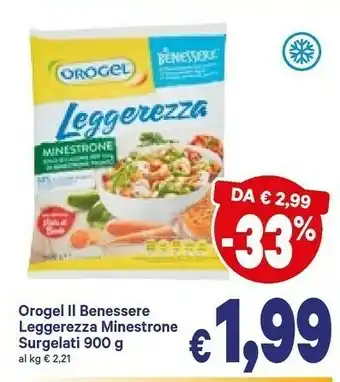 A&O Orogel Minestrone Leggerezza Il Benessere offerta