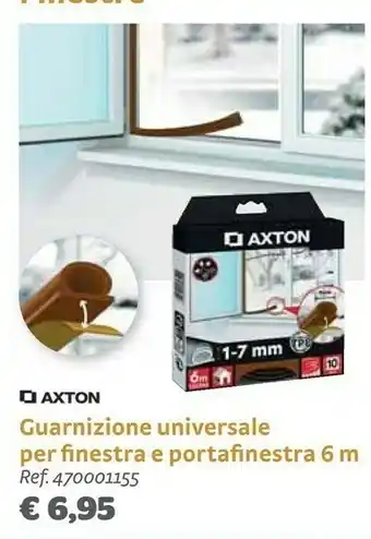 Bricocenter Axton Guarnizione Universale Per Finestra E Portafinestra 6 M offerta