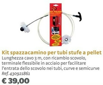 Bricocenter Kit Spazzacamino Per Tubi Stufe A Pellet offerta