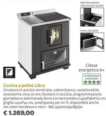 Bricocenter Libra Cucina A Pellet offerta