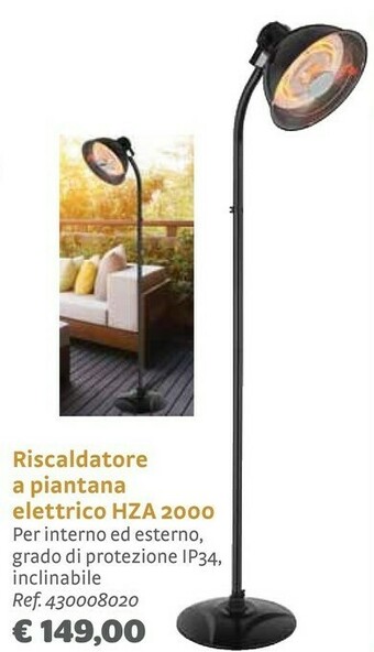 Bricocenter Riscaldatore A Piantana Elettrico Hza 2000 offerta