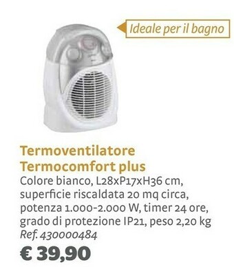 Bricocenter Termoventilatore Termocomfort Plus offerta