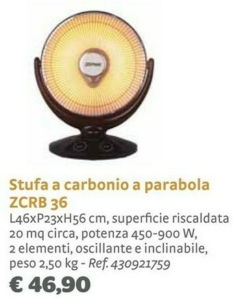 Stufa A Carbonio A Parabola Zcrb 36