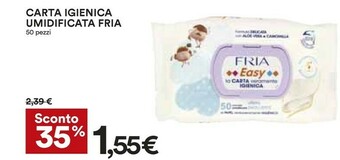Coop Fria Carta Igienica Umidificata offerta