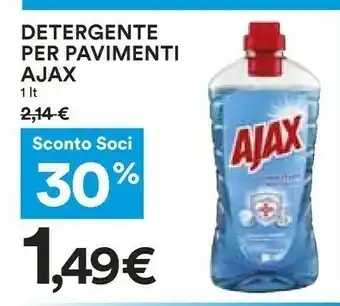 Coop Ajax Detergente Per Pavimenti offerta