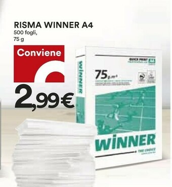 Coop Risma Winner A4 offerta