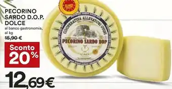 Coop Pecorino Sardo Dop Dolce offerta