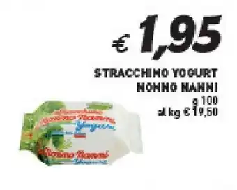 Coal STRACCHINO YOGURT NONNO NANNI g 100 offerta