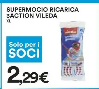 Coop Vileda Supermocio Ricarica 3Action offerta