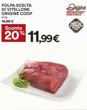 Coop Coop Polpa Scelta Di Vitellone offerta