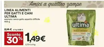Coop Ultima Alimenti Per Gatti E Cani 400 G offerta