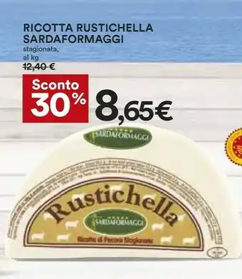 Coop Sardaformaggi Ricotta Rustichella Stagionata offerta