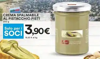 Coop Pistì Crema Spalmabile Al Pistacchio offerta