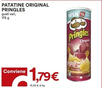Coop Pringles Patatine Original offerta