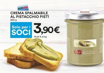 Coop Crema Spalmabile Al Pistacochi offerta