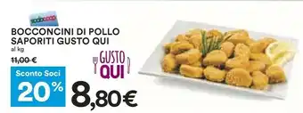 Coop Bocconcini Di Pollo Saporiti Gusto Qui offerta