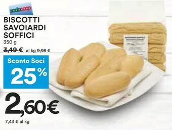 Coop Biscotti Savoiardi Soffici offerta