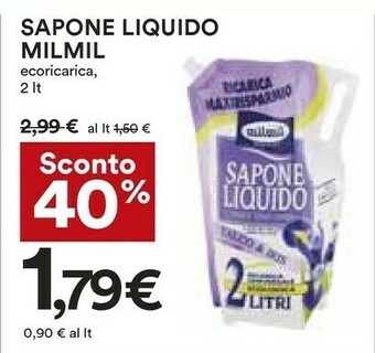 Coop Milmil Sapone Liquido offerta