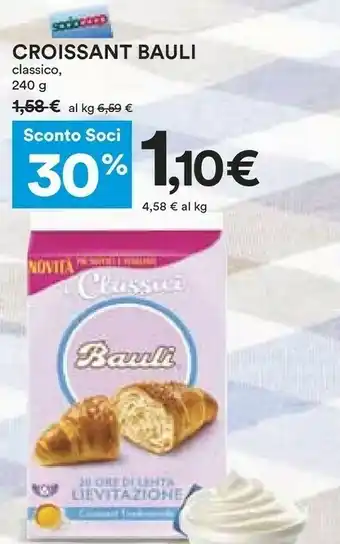 Coop Bauli Il Croissant Classico 240 G(ml) offerta