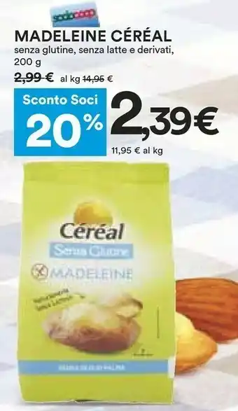 Coop Cereal Madeleine offerta