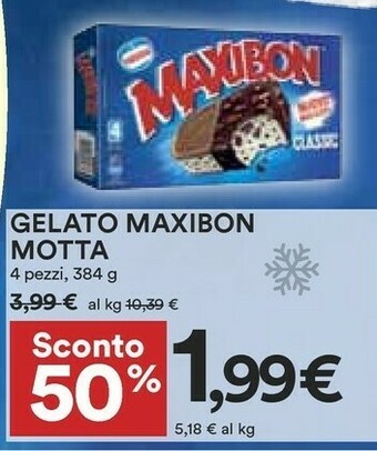 Coop Motta Gelato Maxibon offerta