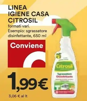 Coop Citrosil Linea Igiene Casa offerta