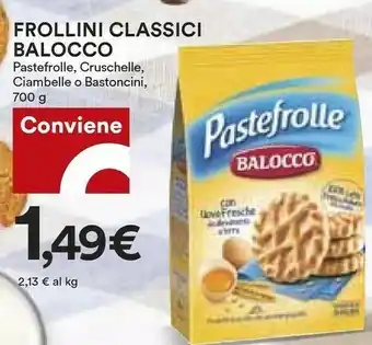 Coop Balocco Pastefrolle 700 G(ml) offerta