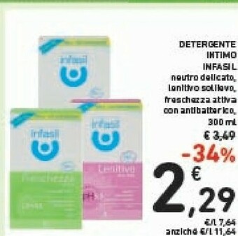 Conad Infasil Detergente intimo offerta