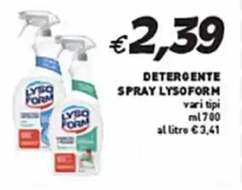 Coal DETERGENTE SPRAY LYSOFORM vari tipi ml 700 offerta