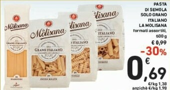 Conad La Molisana Pasta di semola offerta