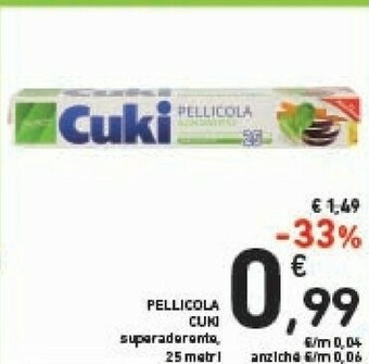 Conad Cuki Pellicola Trasparente offerta