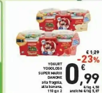 Conad Danone Yogurt offerta
