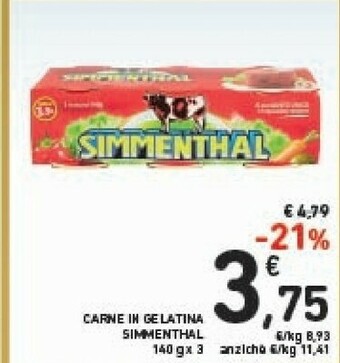 Conad Simmenthal Carne in scatola offerta