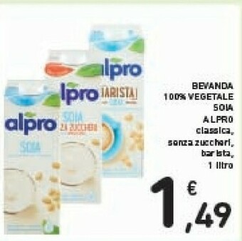 Conad Alpro Latte di soia offerta