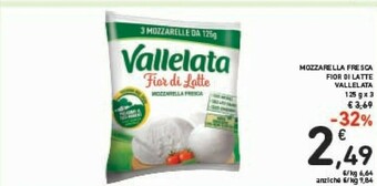 Conad Vallelata Mozzarella offerta