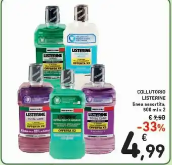 Conad Listerine Colluttorio offerta
